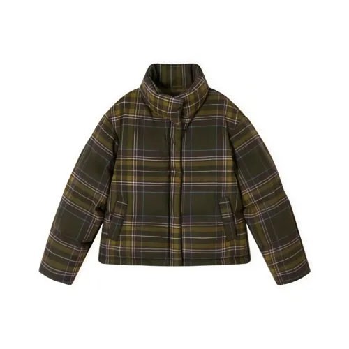 KKX Армейский зеленый Женские пуховики