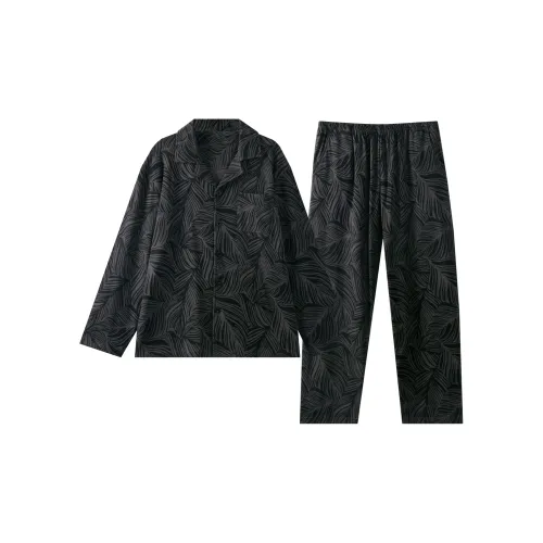 MADALLO Черный Мужской Пижамный Комплект