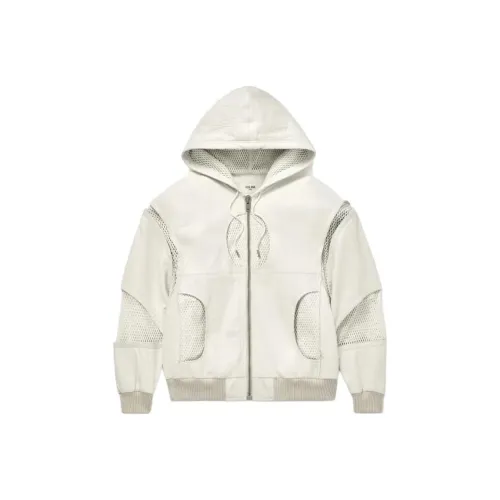 CELINE SS22 Кожа Куртка Мужская Белая