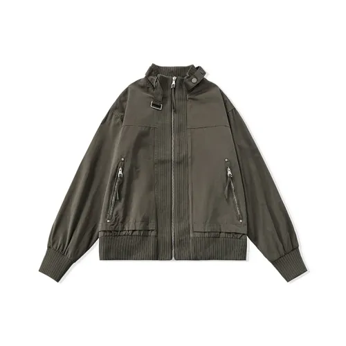 QIANJINNIU Армейский зеленый Мужская куртка