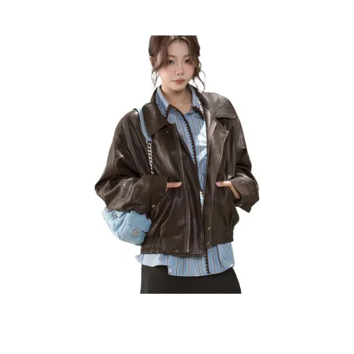 SEAR OFFICIAL Кожа Куртка Женская