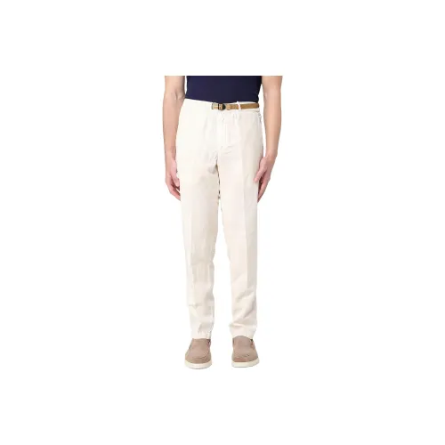 WHITE SANDS Cream Yellow Men's Casual Pants WHITE SANDS Кремовые Желтые Мужские Повседневные Брюки