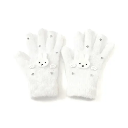 ZUOWEISHIJIA Вязаные перчатки из искусственного норкового меха женские