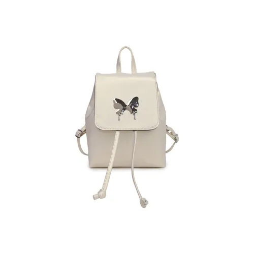 VERADONNA ПУ (полиуретан) Рюкзак Стандартный Женский Жемчужный Белый Жемчужный Розовый Жемчужный Серебряный