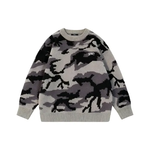 SFNT Серый Унисекс Свитеры