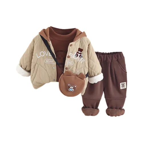 Yunpo Повседневная спортивная одежда THREE Piece Набор для детей в возрасте 3-7 лет