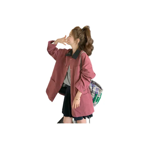 JZWSTUDIO Розовые Женские Куртки