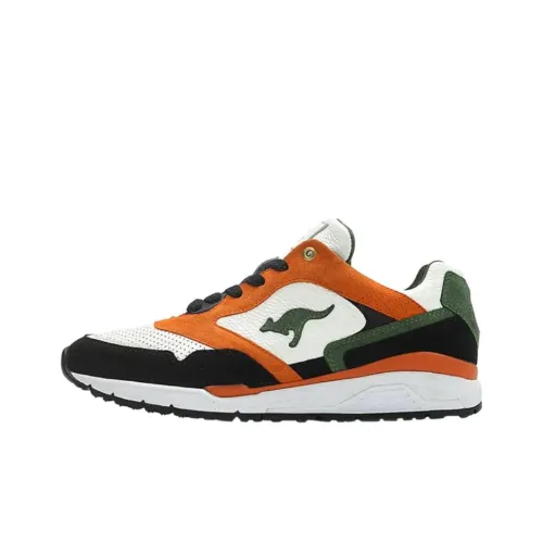 Jagermeister x KangaROOS Ultimate Беговые кроссовки Мужские Белый Оранжевый Зеленый