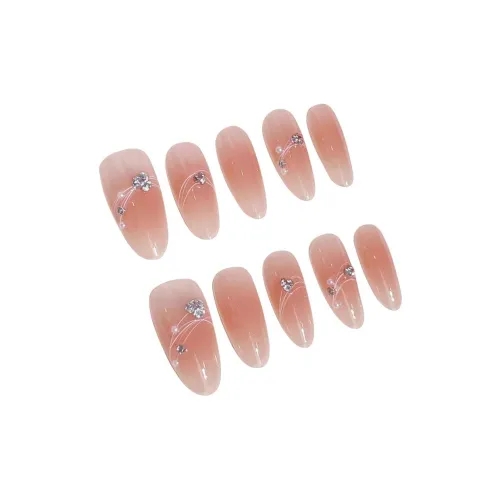 LIANJING [Late Осенний] Ручная Nail Art Румяна Минималистский стиль Ручная работа Маленький Ромб Стиль для укладки 30MM