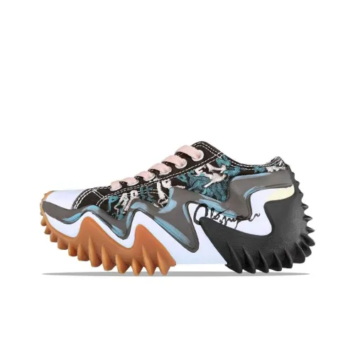 Конверс Run Star Motion 2 Abrasion Resistant визуально увеличивает рост Низкие кеды Унисекс Черный