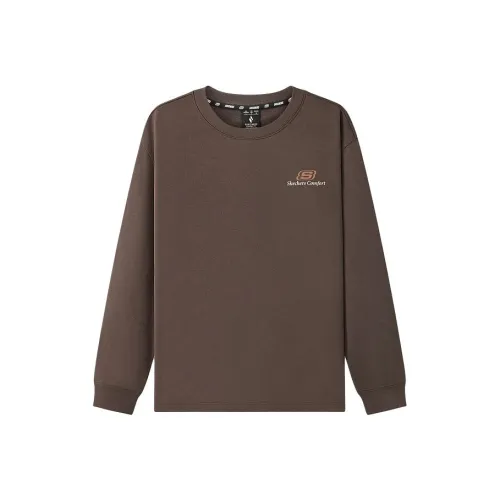 Skechers Темный Карамельно-коричневый 05U5 Унисекс T-рубашки