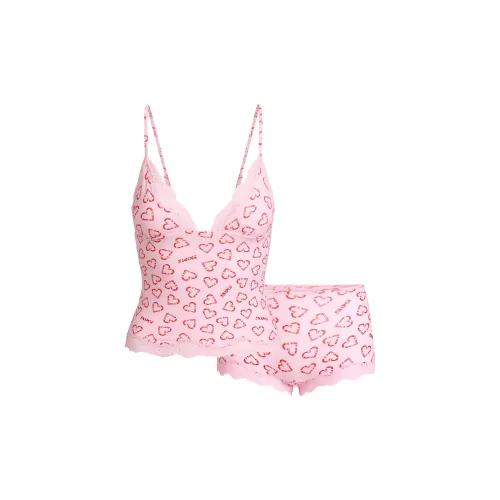 SKIMS Праздника Fw25 Подходит для всех Кружево Треугольник CAMI И Мальчик Короткий Комплект Нижнее белье Набор Женские