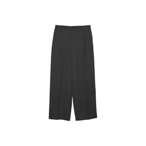 Graphpaper Fw25 Отношение Off Шерсть Широкий Брюки Повседневные брюки Мужской