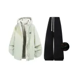 Светло-синий + черный [с флисовой подкладкой и утолщенный]