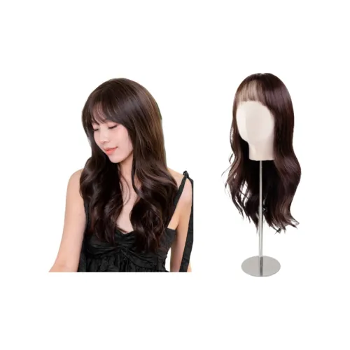 LUCY LEE Candy Collection Ambient Сливовый Черный чай Коричневый Атмосфера MULTI Layer Большая волна Длинный Волосы Ободок