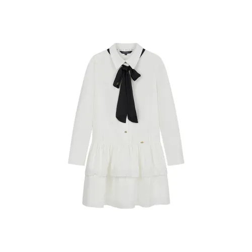 Teenie Weenie Длинное платье с длинными рукавами женское