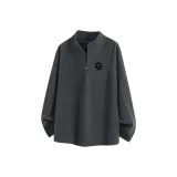 [Полузастежка Термический] Темно-серый (Тотем Tangsion Логотип на груди)