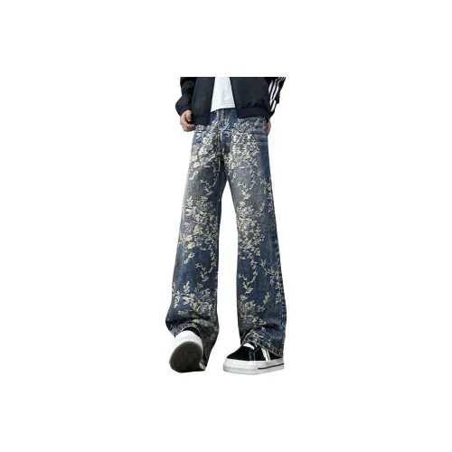 SXSY Blue Unisex Jeans SXSY Синий Унисекс Джинсы