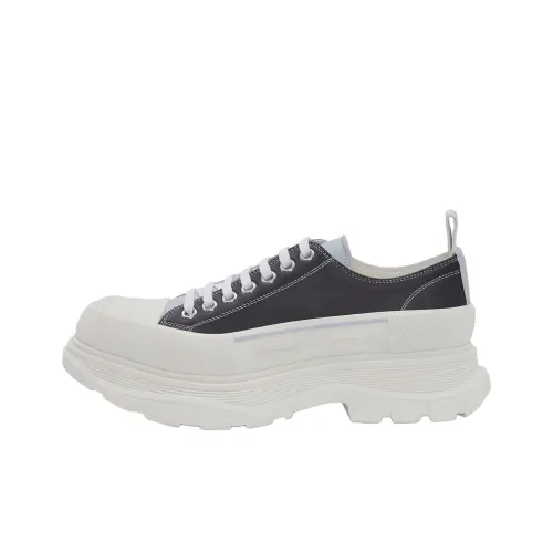 Alexander McQueen Tread Slick Low Топ Обувь на платформе Мужская Синяя Белая