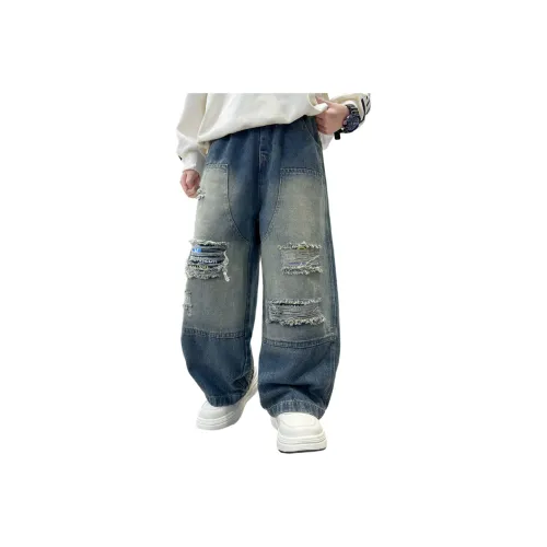 YUGUOGUO Синие школьные джинсы