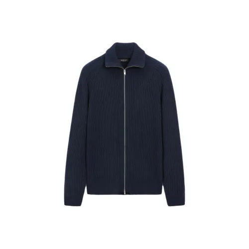 Massimo Dutti Синий Мужской Трикотаж