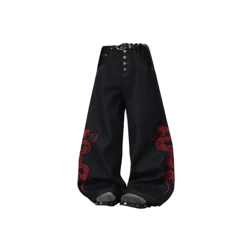 THINGYLAB Мужские черные джинсы