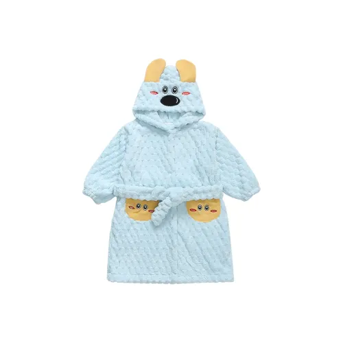 Детские Aged 3 7 Лет Деревянные дома Банные халаты Сон Сиреневый