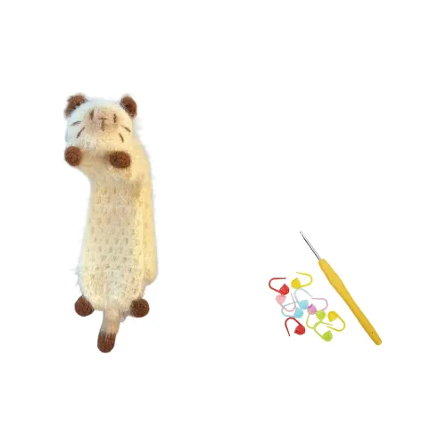 MENGXIAOZAI Супер милая шелковая кошка Котенок Шарф Вязальная игла DIY Материал Ручная вязаная модель Ткани вязаные Плюшевый Теплый Шарф DIY Игрушки