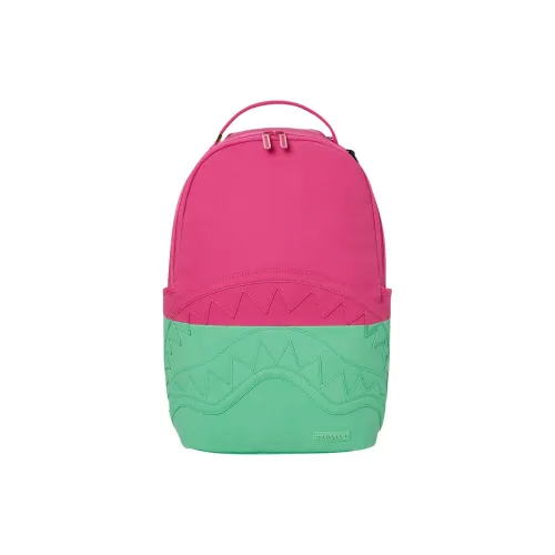 SPRAYGROUND Рюкзак из искусственной кожи унисекс розовый и зеленый