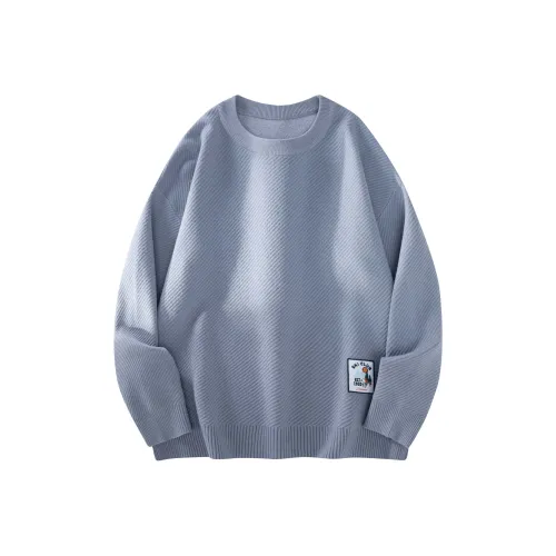 SNOOPY Туманный Синий Цвет Унисекс Трикотаж