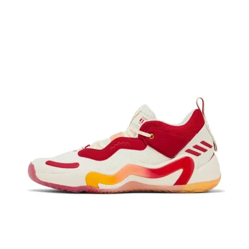Adidas D.O.N. Issue #3 Винтажные баскетбольные кроссовки Мужской Белый Красный