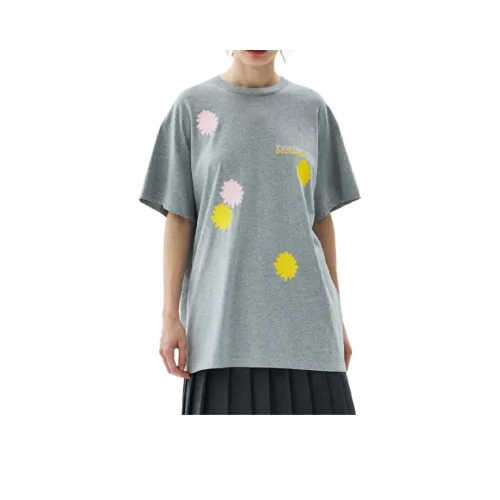 MARDI MERCREDI Fw25 Унисекс Футболка POCLANOS X MARDI_Серый T Рубашка Унисекс