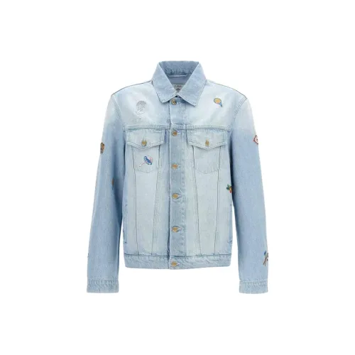 CASABLANCA Светло-синие мужские джинсовые куртки