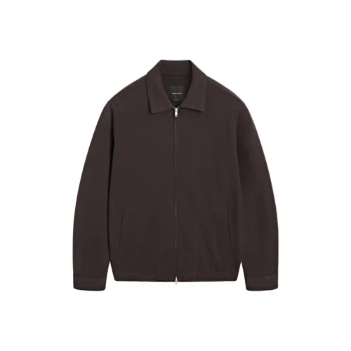 Massimo Dutti Коричневое Мужское Пальто