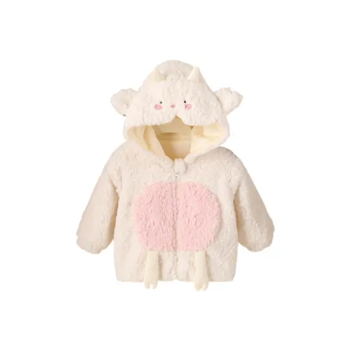 Yalu Экрю Утолщенный и с флисовой подкладкой топы для младенцев