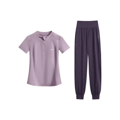 WANTINGDINUO Фитнес Комплект Свободного Кроя для Уменьшения Весов Aerobic Спортивный Стиль Тренировки Костюмы Женские