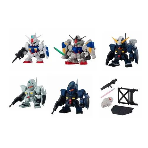Bandai Gundam Anti Riot Jim Особенный Edition Lucky Draw Single Capsule Toy Полная Коробка 6 шт