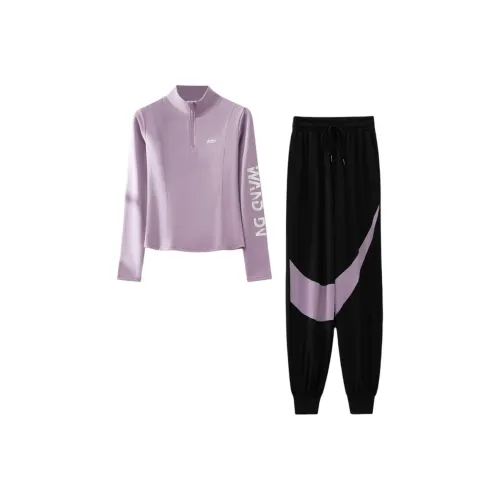 Фитнес Комплект На открытом воздухе Профессиональный Тренировки Марафон Wear Женские С флисовой подкладкой GOOD Looking Пилатес Йога Костюм