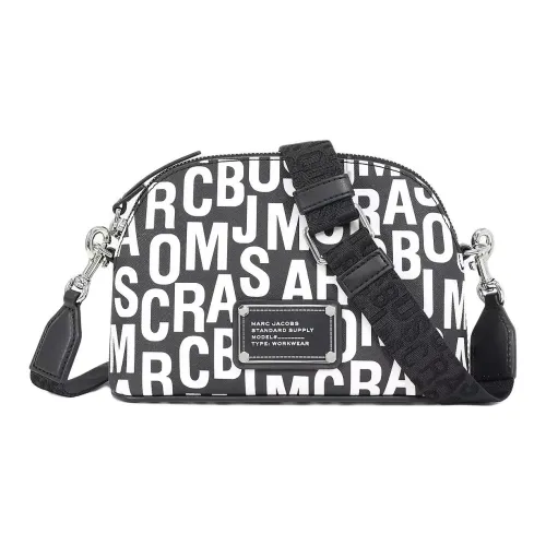 MARC JACOBS Круглая макушка молния сумка через плечо унисекс черный белый