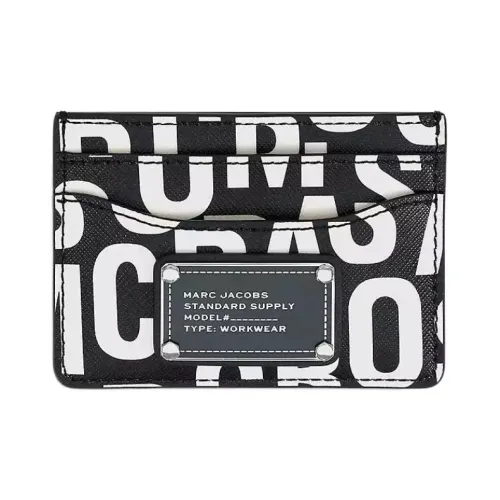 MARC JACOBS Картхолдер с принтом букв Унисекс Черный Белый