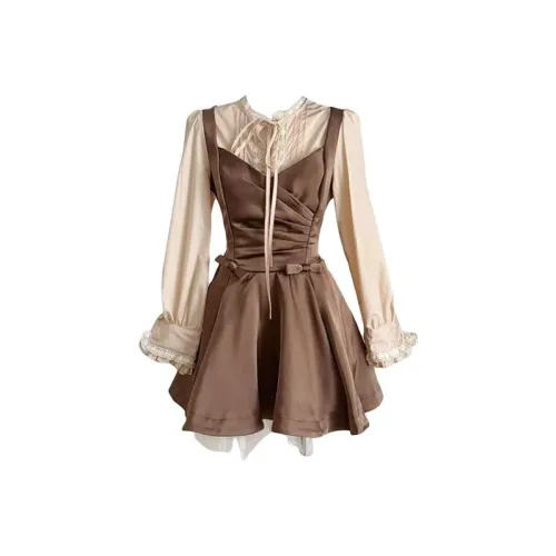 INNI Длинное платье с длинными рукавами женское