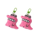 Розовый, кукла, маленький, крокодил, украшение [2 шт]