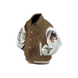 Кофейный [Тяжелый, вышивка, байкерский стиль]