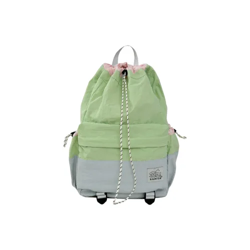 LOUIS ROYALN Нейлон Рюкзак Стандартный Унисекс Зеленый Желтый Черный