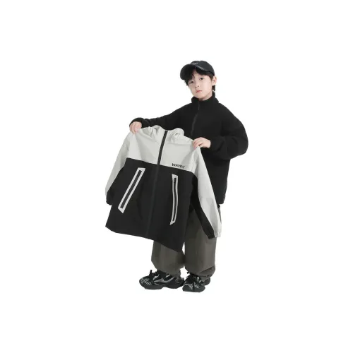 ZHIO Черный С подарками Polar Fleece Подкладка + Padded Coat Школьный возраст Ветровки