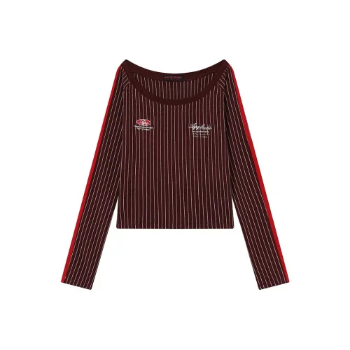 AJPG Длинный рукав Т-рубашка Женская