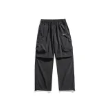 Обсидиан Черный (Флисовая подкладка, стиль 1, штаны, двусторонний)