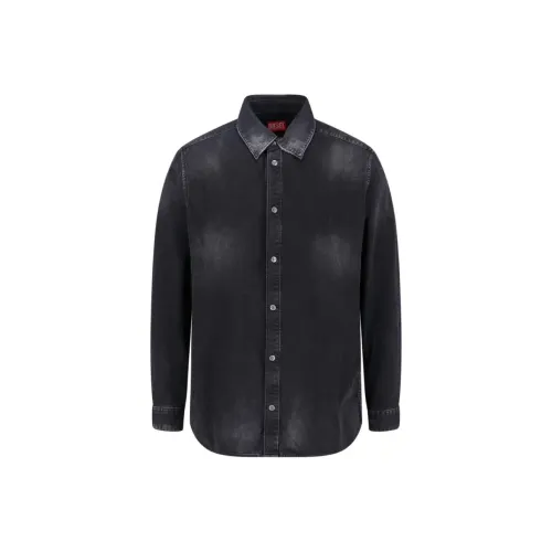 DIESEL Мужские Черные Рубашки