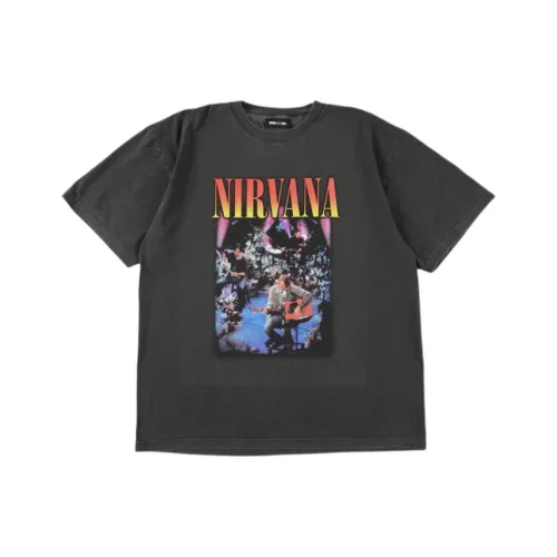 WIND AND SEA совместное издание Fw25 Nirvana UNPLUGGED S S футболка T-Shirt Унисекс