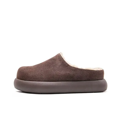 WJA Резиновая подошва противоскользящие устойчивые к истиранию полуподушенные домашние тапочки для женщин